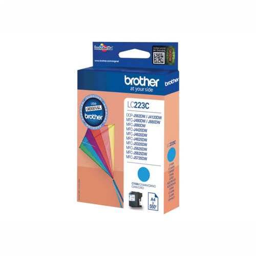 BROTHER LC223C ink cyan 550pages Black Cijena