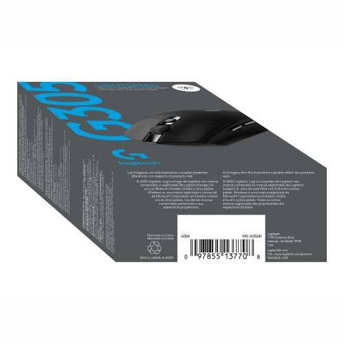LOGI G305 Recoil Gaming Mouse BLACK EER2 Cijena