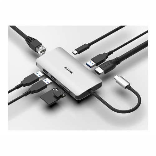 D-LINK USB-C 8-port USB 3.0 hub HDMI Cijena