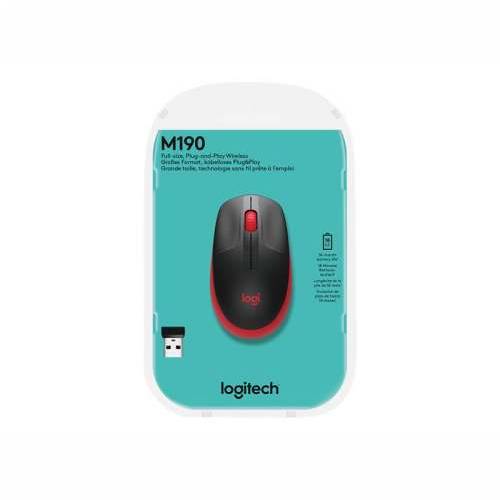 LOGI M190 Full-size wireless mouse Red Cijena