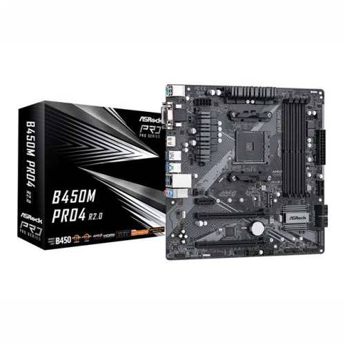 ASROCK B450M PRO4 R2.0 AM4 4xDDR4 4xSATA Cijena