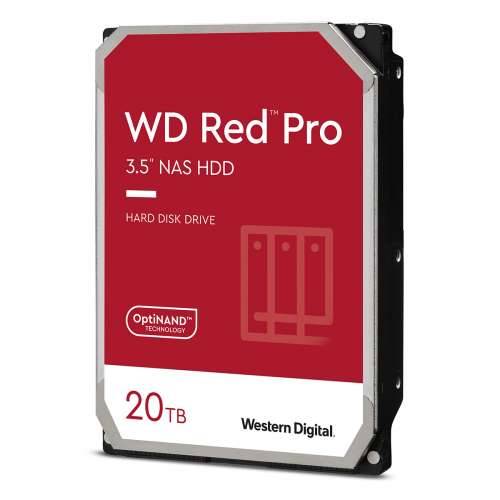 Western Digital WD Red Pro 20TB 3,5 inča SATA 6Gb/s - unutarnji CMR NAS tvrdi disk