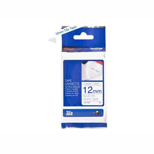 BROTHER TZEFA3 12mm BLUE ON WHITE FABRIC Cijena