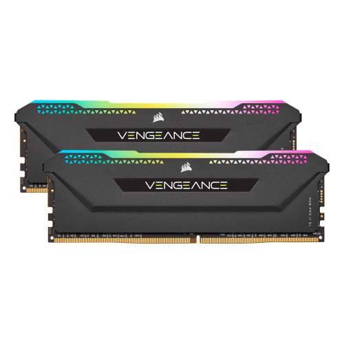 Corsair Vengeance RGB Pro SL crni 64GB komplet (2x 32GB) DDR4-3200 CL16 DIMM RAM Cijena