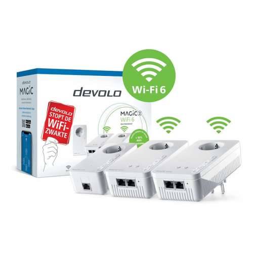 devolo Magic 2 WiFi 6 Powerline Multiroom Kit (8824) [2400 Mbit/s, domet 500m, WLAN ax, 5x Gigabit LAN] Cijena