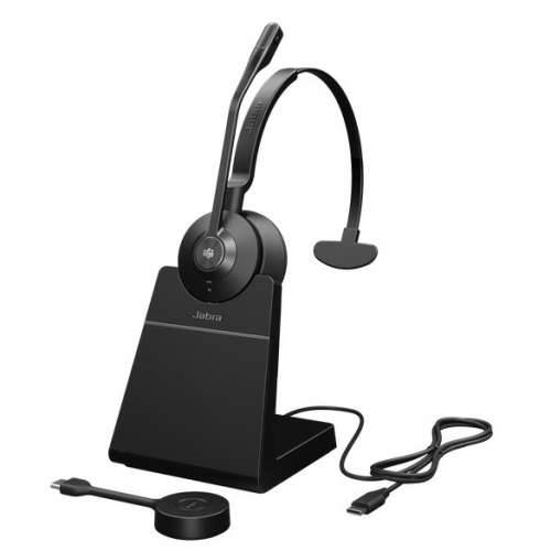Jabra Engage 55 slušalice, mono, bežične, USB-C, s postoljem za punjenje, EMEA/APAC, DECT [UC Certified]