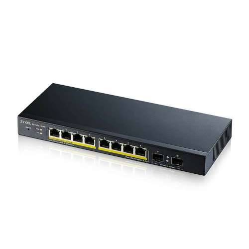 Zyxel GS1900-10HP Smart Managed Switch [8x Gigabit Ethernet PoE+, 2x 1GbE SFP]
