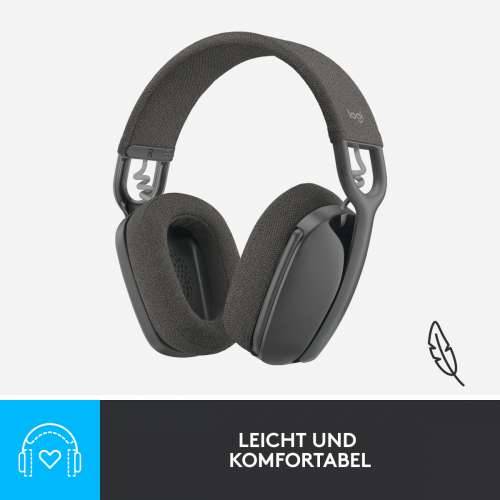 Logitech Zone Vibe 100 Bluetooth slušalica, uklanjanje buke, do 18 sati razgovora, lagana i udobna, grafitna Cijena