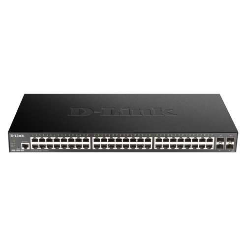 D-Link DGS-1250-52X pametni upravljani prekidač [48x Gigabit Ethernet, 4x 10 Gbit/s SFP+]