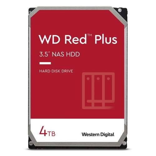 Western Digital WD Red Plus 4TB 256MB 3,5 inča SATA 6Gb/s - unutarnji NAS tvrdi disk (CMR) Cijena