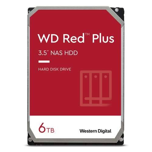Western Digital WD Red Plus 6TB 256MB 3,5 inča SATA 6Gb/s - unutarnji NAS tvrdi disk (CMR) Cijena