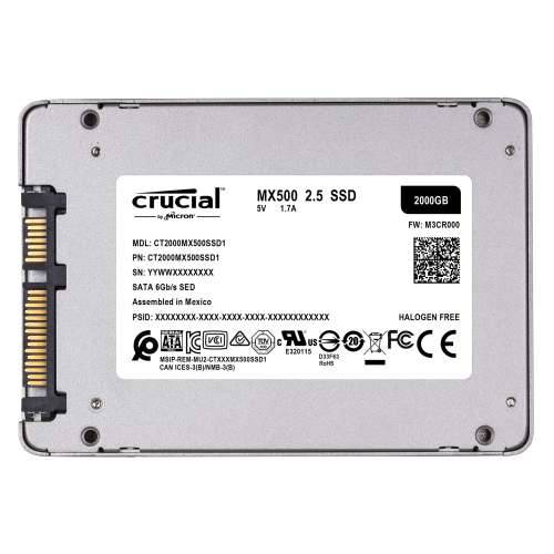 Crucial MX500 SSD 4TB 2,5 inča SATA 6Gb/s - interni solid state disk Cijena