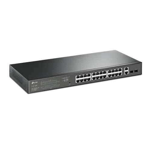 TP-Link 28-portni gigabitni pametni prekidač (TL-SG1428PE) [24x PoE+, 2x SFP, Rackmount] Cijena