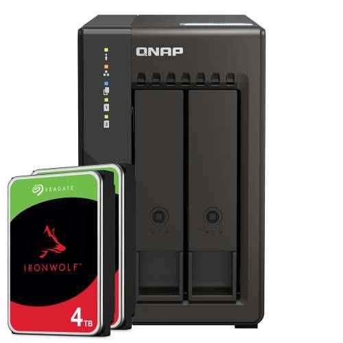 QNAP Systems TS-253E-8G 8TB IronWolf NAS paket NAS uključujući 2x 4TB IronWolf 3,5 inčni SATA tvrdi disk Cijena