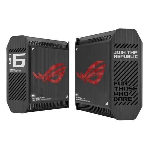 ASUS ROG Rapture GT6 WiFi 6 Mesh System Black Promo 1x Router + 1x Satellite, AX10000 Tri-Band, 3x Gigabit LAN (po jedinici) Cijena