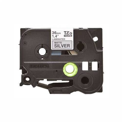 BROTHER TZEM961 black/silver 36mm 8m