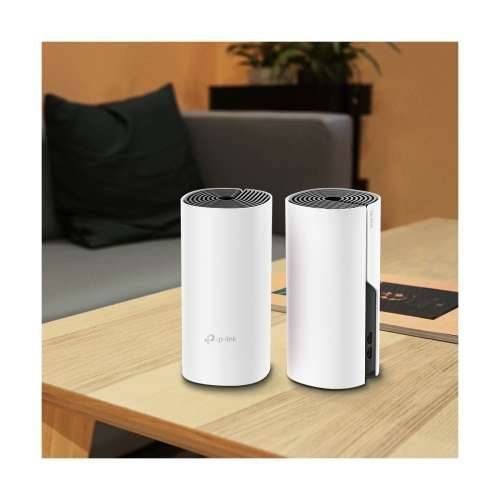 TP-Link Deco M4 WLAN-Mesh-sustav 3er paket [WLAN AC, 1167 Mbit / s, 2x Gigabitni LAN-portovi] Cijena