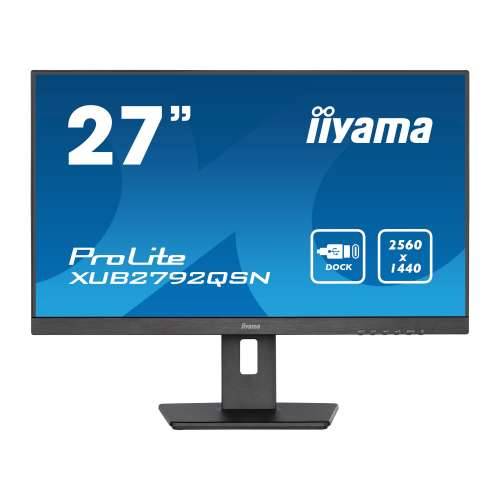 Uredski monitor Iiyama ProLite XUB2792QSN-B5 - QHD, Pivot, USB-C
