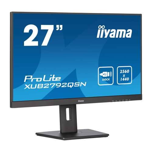 Uredski monitor Iiyama ProLite XUB2792QSN-B5 - QHD, Pivot, USB-C Cijena