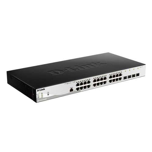 D-Link DGS-1210-28P/ME Metro Ethernet Switch [24x Gigabit Ethernet PoE+, 193W, 4x SFP] Cijena