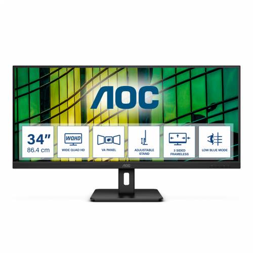 AOC U34E2M WQHD monitor - 100Hz, Adaptive Sync, HDMI Cijena