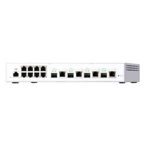 QNAP Systems QSW-M408-4C 12-portni pametni upravljani preklopnik [4x 10GbE SFP+/RJ45 Combo, 8x 1GbE (RJ45), sloj 2, upravljanje mrežom] Cijena