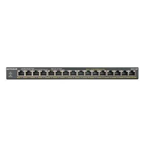 NETGEAR GS316P SOHO neupravljani prekidač [16x Gigabit Ethernet PoE+, 115 W] Cijena