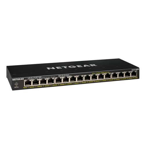 NETGEAR GS316PP SOHO neupravljani prekidač [16x Gigabit Ethernet PoE+, 183 W] Cijena