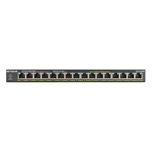 NETGEAR GS316PP SOHO neupravljani prekidač [16x Gigabit Ethernet PoE+, 183 W] Cijena