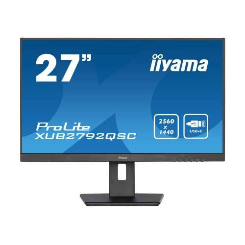 Uredski monitor Iiyama ProLite XUB2792QSC-B5 - IPS, QHD, USB-C