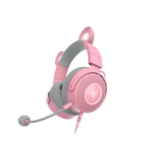 Razer Kraken Kitty Edition V2 Pro žičane RGB slušalice s izmjenjivim ušima, ružičaste Cijena