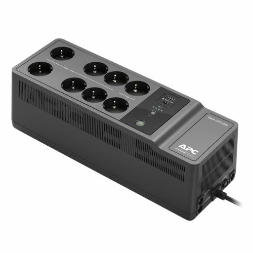 APC Back-UPS ES UPS (BE850G2-GR) [850VA /520W, 8x sigurnosni utikač CEE 7, 1x USB-C, 1x USB, zaštita od prenapona]