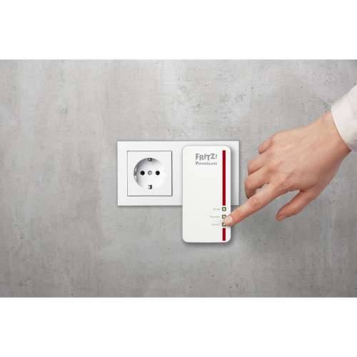 AVM FRITZ! Powerline 1260E 1200Mbit/s Built-in Ethernet port WLAN white 1pc(s) Single Cijena