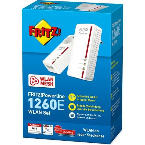 INTD AVM FRITZ! Powerline 1260E WLAN Set 1200Mbit/s Built-in Ethernet connection WLAN White Cijena