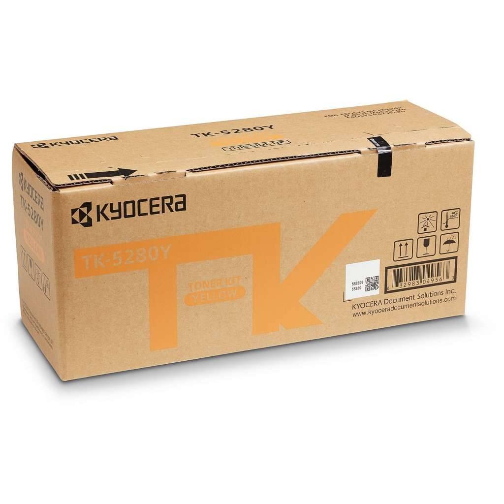 TON Kyocera Toner TK-5280Y Yellow Up To 11,000 Pages According To ISO ...