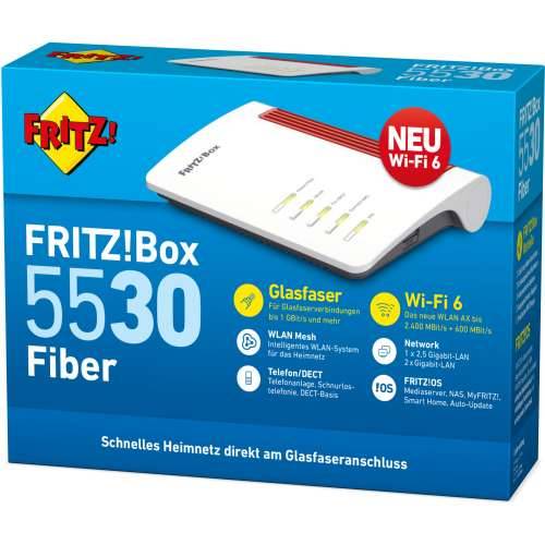 AVM Fritz! Box 5530 Fiber WLAN Router VoIP - Router - Wifi-6 Cijena