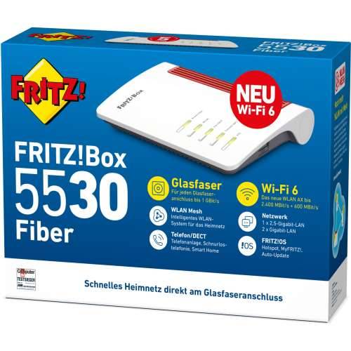 AVM Fritz! Box 5530 Fiber WLAN Router VoIP - Router - Wifi-6 Cijena