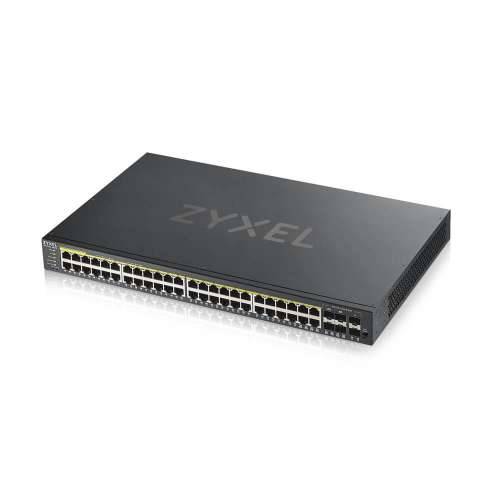 Gigabit 48-Port PoE, Zyxel GS1920-48HPV2, pametni upravljani preklopnik (100/1000 Mbit / s, QoS, ugljik, Zyxel NebulaFlex) Cijena