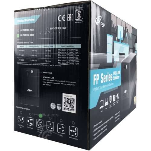 FSP Fortron FP 2000 Line-interactive UPS Tower 2000VA 1200W 2x12V/9Ah 4xSchuko Cijena