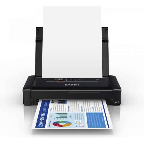 T Epson WorkForce WF-110W mobile inkjet printer A4 USB WLAN WiFi Direct incl. battery Cijena