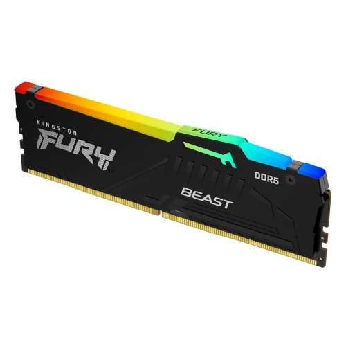 Kingston FURY Beast RGB Black 32GB DDR5-6000 EXPO CL36 DIMM memorija Cijena