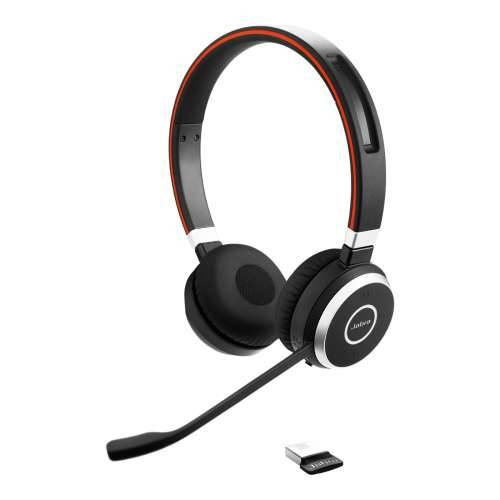 Jabra Evolve 65 slušalice, stereo, bežični, Bluetooth, uključujući Link 370 i punjač, optimizirani za Skype za tvrtke