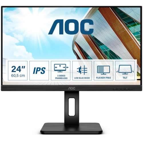 60.5cm/23.8” (2560x1440) AOC Q24P2Q 16:9 4ms 75Hz Quad HD Black Cijena