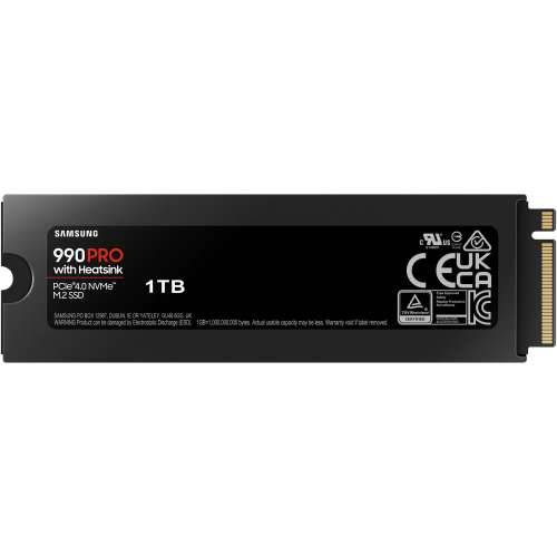 SSD M.2 1TB Samsung 990 PRO Heatsink NVMe PCIe 4.0 x 4 retail Cijena