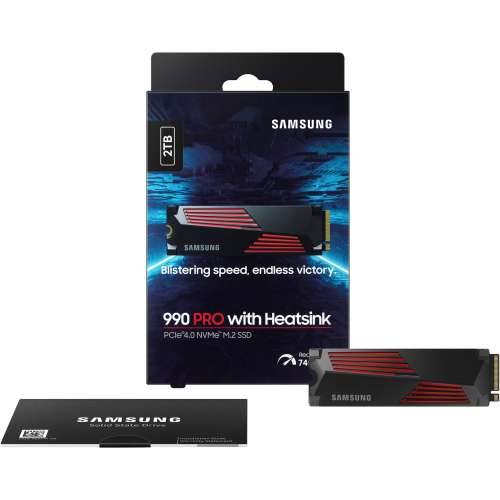 SSD M.2 2TB Samsung 990 PRO Heatsink NVMe PCIe 4.0 x 4 retail Cijena
