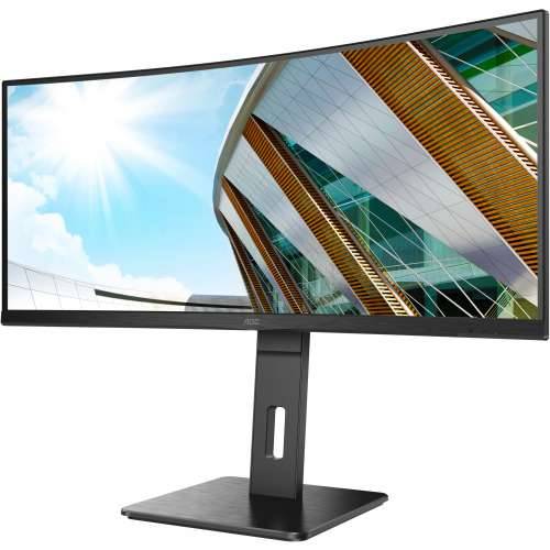 86.4cm/34““ (3440x1440) AOC Pro-Line CU34P2A 21:9 1ms USB 2xHDMI DisplayPort VESA Speaker 2K UHD Black Cijena