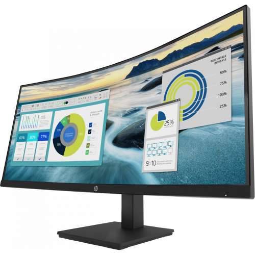 86.36cm/34““ (3440x1440) HP P34hc G4 Curved 21:9 5ms 60Hz HDMI DisplayPort USB-C VESA Speaker WQHD Black Cijena