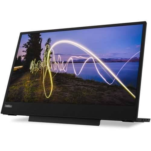 39.5cm/ 15.6““ (1920x1080) Lenovo ThinkVision M15 Portable 16:9 6ms IPS 2x USB-C FullHD Raven Black Cijena