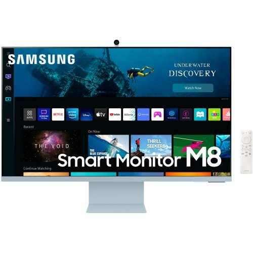 80cm/32““ (3840x2160) Samsung S32BM80BUU Smart 16:9 4ms MicroHDMI USB-C Speaker 4K Blue