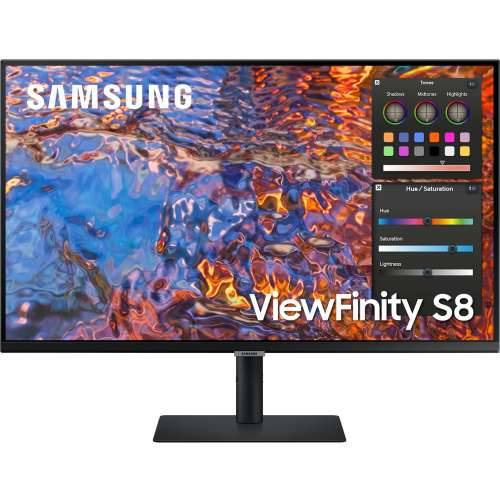 80cm/32““ (3840x2160) Samsung ViewFinity S8 S32B800PXU 16:9 5ms IPS HDMI DisplayPort USB-C VESA Pivot 4K Black Cijena